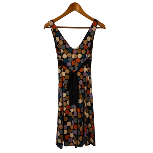 BCX Polka Dot V-Neck Backless Sundress - Picture 2 of 4